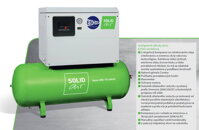 Pístový PROFI průmyslový kompresor ESOair SolidBase 540-10 silent, 540 l / min, 3 kw, vzdušník 270 litrů